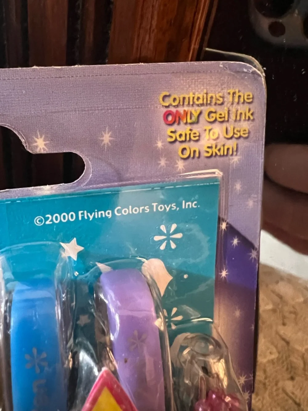 FLYING COLORS TOYS Body Gelz *VINTAGE* 2000s Y2K Tattoo Pen Set Colorful‎ *NOS*